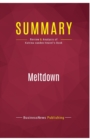 Summary : Meltdown:Review and Analysis of Katrina vanden Heuvel's Book - Book