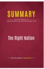 Summary : The Right Nation:Review and Analysis of John Micklethwait and Adrian Wooldridge's Book - Book