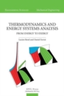 Thermodynamics and Energy Systems Analysis : Vol. 1: From Energy to Exergy - Book