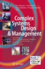 Complex Systems Design & Management : Proceedings of the Ninth International Conference on Complex Systems Design & Management, CSD&M Paris 2018 - Book