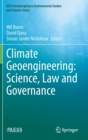 Climate Geoengineering: Science, Law and Governance - Book