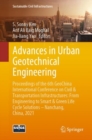 Advances in Urban Geotechnical Engineering : Proceedings of the 6th GeoChina International Conference on Civil & Transportation Infrastructures: From Engineering to Smart & Green Life Cycle Solutions - Book