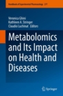 Metabolomics and Its Impact on Health and Diseases - Book