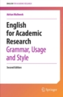 English for Academic Research: Grammar, Usage and Style - Book