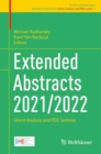 Extended Abstracts 2021/2022 : Ghent Analysis and PDE Seminar - Book