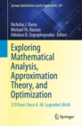 Exploring Mathematical Analysis, Approximation Theory, and Optimization : 270 Years Since A.-M. Legendre’s Birth - Book