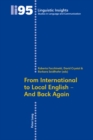 From International to Local English - And Back Again - Book