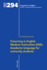 E-learning in English Medium Instruction (EMI): Academic language for university students - Book