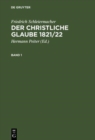 Der christliche Glaube 1821/22 - Book