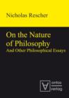 On the Nature of Philosophy and Other Philosophical Essays - eBook