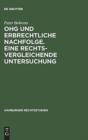 OHG und erbrechtliche Nachfolge. Eine rechtsvergleichende Untersuchung - Book