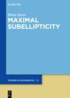 Maximal Subellipticity - eBook