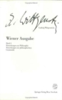 Wiener Ausgabe : Bemerkungen zur Philosophie. Bemerkungen zur Philosophischen Grammatik Band 4 - Book