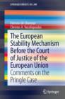 The European Stability Mechanism before the Court of Justice of the European Union : Comments on the Pringle Case - eBook