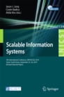 Scalable Information Systems : 5th International Conference, INFOSCALE 2014, Seoul, South Korea, September 25-26, 2014, Revised Selected Papers - eBook