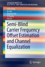 Semi-Blind Carrier Frequency Offset Estimation and Channel Equalization - Book