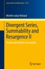 Divergent Series, Summability and Resurgence II : Simple and Multiple Summability - eBook