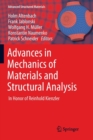 Advances in Mechanics of Materials and Structural Analysis : In Honor of Reinhold Kienzler - Book