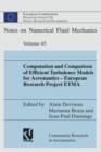 Computation and Comparison of Efficient Turbulence Models for Aeronautics - European Research Project ETMA - Book
