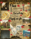 To My Wife Once Upon A Time I Became Yours & You Became Mine And We'll Stay Together Through Both The Tears & Laughter : 20th Wedding Anniversary Gifts Platinum - Once Upon A Time Journal - Black Line - Book