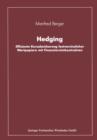 Hedging : Effiziente Kursabsicherung Festverzinslicher Wertpapiere Mit Finanzterminkontrakten - Book