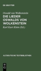 Die Lieder Oswalds Von Wolkenstein - Book