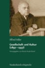 Gesellschaft Und Kultur (1897-1937) - Book