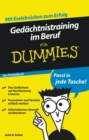 Gedachtnistraining im Beruf fur Dummies Das Pocketbuch - Book
