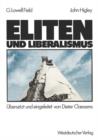 Eliten und Liberalismus - Book
