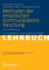 Methoden Der Empirischen Kommunikationsforschung : Eine Einfuhrung - Book