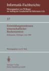 Entwicklungstendenzen Wissenschaftlicher Rechenzentren : Kolloquium : Papers - Book