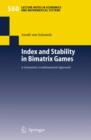 Index and Stability in Bimatrix Games : A Geometric-Combinatorial Approach - Book