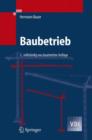 Baubetrieb - Book