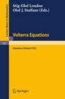 Volterra Equations : Proceedings of the Helsinki Symposium on Integral Equations, Otaniemi, Finland, August 11-14, 1978 - eBook