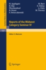 Reports of the Midwest Category Seminar IV - eBook