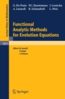 Functional Analytic Methods for Evolution Equations - eBook