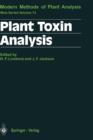 Plant Toxin Analysis - Book