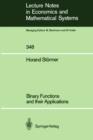Binary Functions and their Applications - Book
