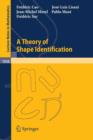 A Theory of Shape Identification - Book