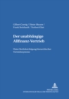 Der Unabhaengige Allfinanz-Vertrieb : Unter Beruecksichtigung Hierarchischer Vertriebssysteme - Book