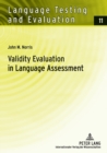 Validity Evaluation in Language Assessment - Book
