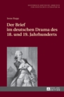 Der Brief im deutschen Drama des 18. und 19. Jahrhunderts - Book