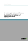 Die Bedeutung Des Vertrauenseinflusses Und Der Interkulturellen Kompetenz in Der Zusammenarbeit Von Deutschen Und Arabischen Unternehmen - Book