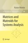 Matrices and Matroids for Systems Analysis - eBook