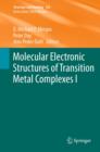 Molecular Electronic Structures of Transition Metal Complexes I - eBook