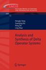 Analysis and Synthesis of Delta Operator Systems - Book