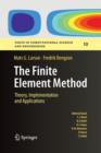 The Finite Element Method: Theory, Implementation, and Applications - Book