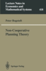 Non-Cooperative Planning Theory - eBook