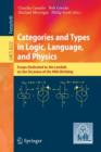 Categories and Types in Logic, Language, and Physics : Essays dedicated to Jim Lambek on the Occasion of this 90th Birthday - Book