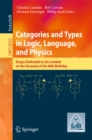 Categories and Types in Logic, Language, and Physics : Essays dedicated to Jim Lambek on the Occasion of this 90th Birthday - eBook